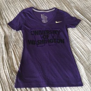 University of Washington Purple Nike T-shirt